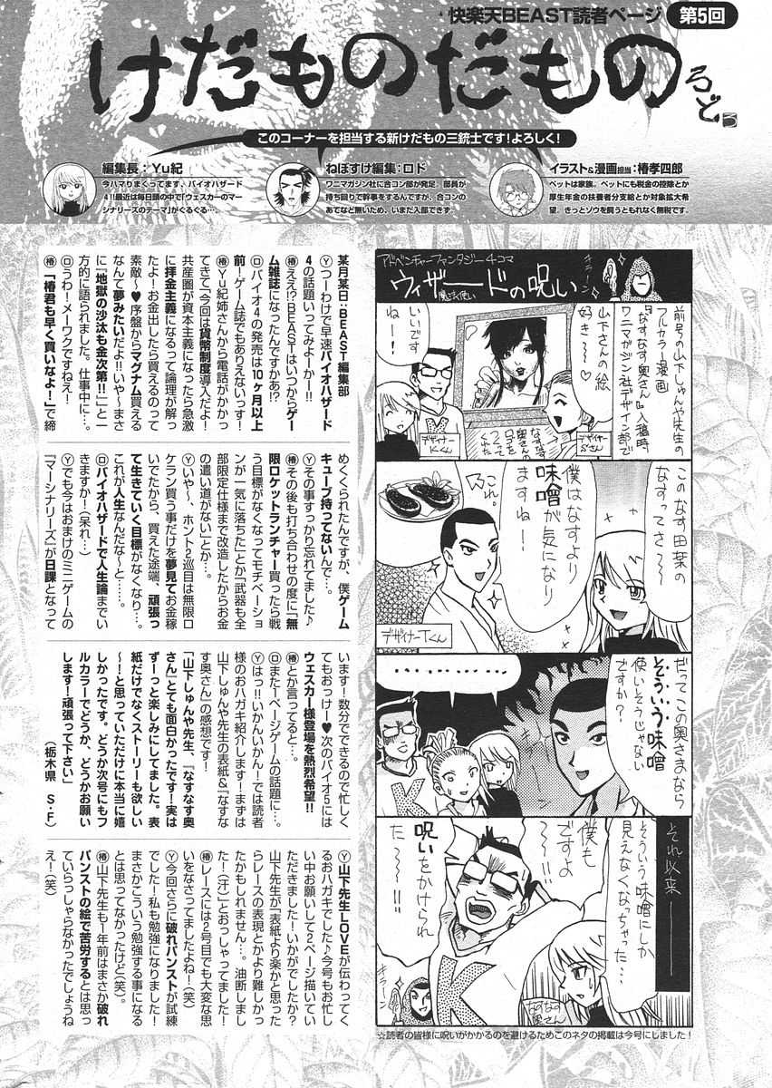[2005.12.15]Comic Kairakuten Beast Volume 5 