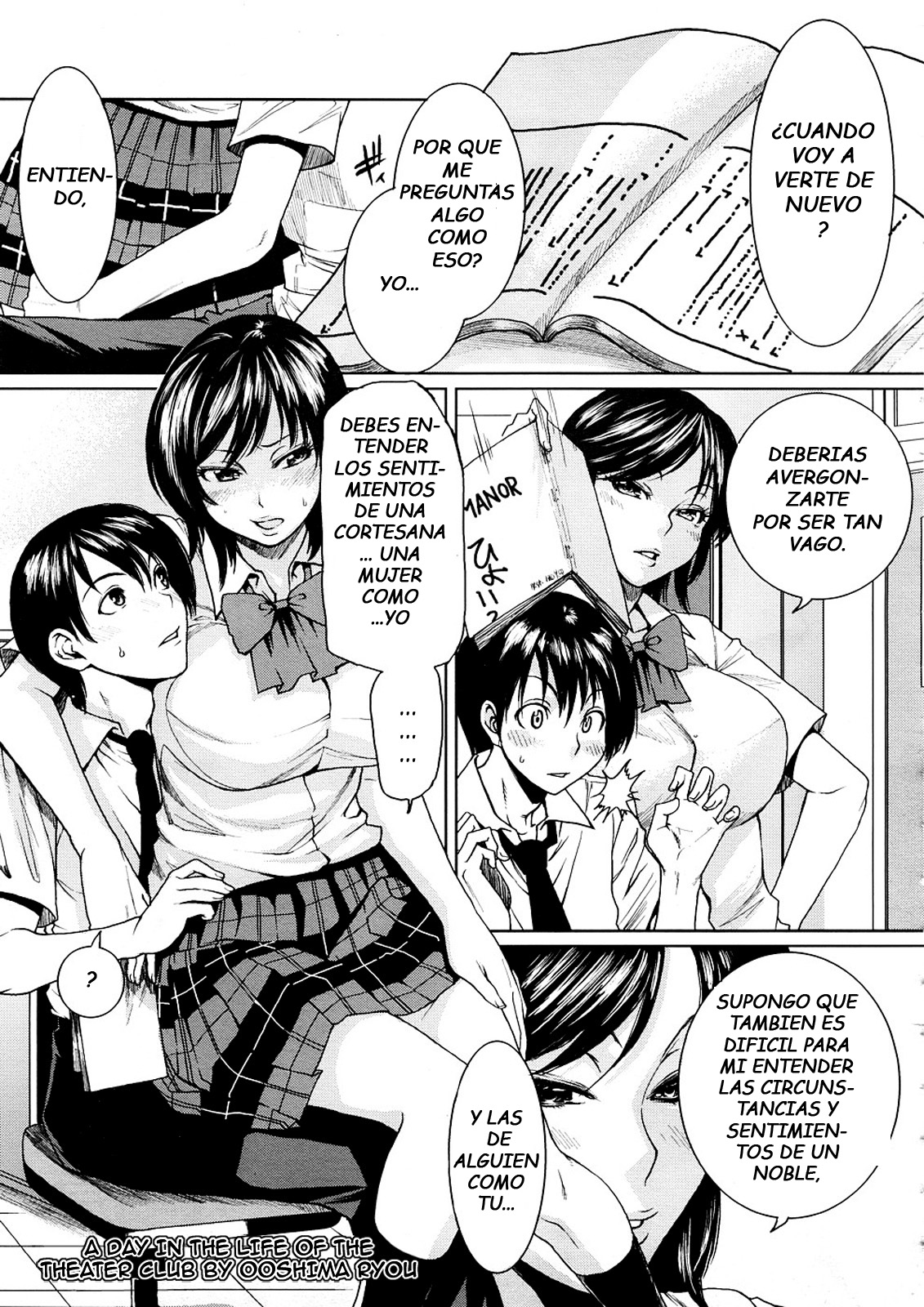 [Ooshima Ryou] A Day in the Life of the Theater Club [Spanish] 