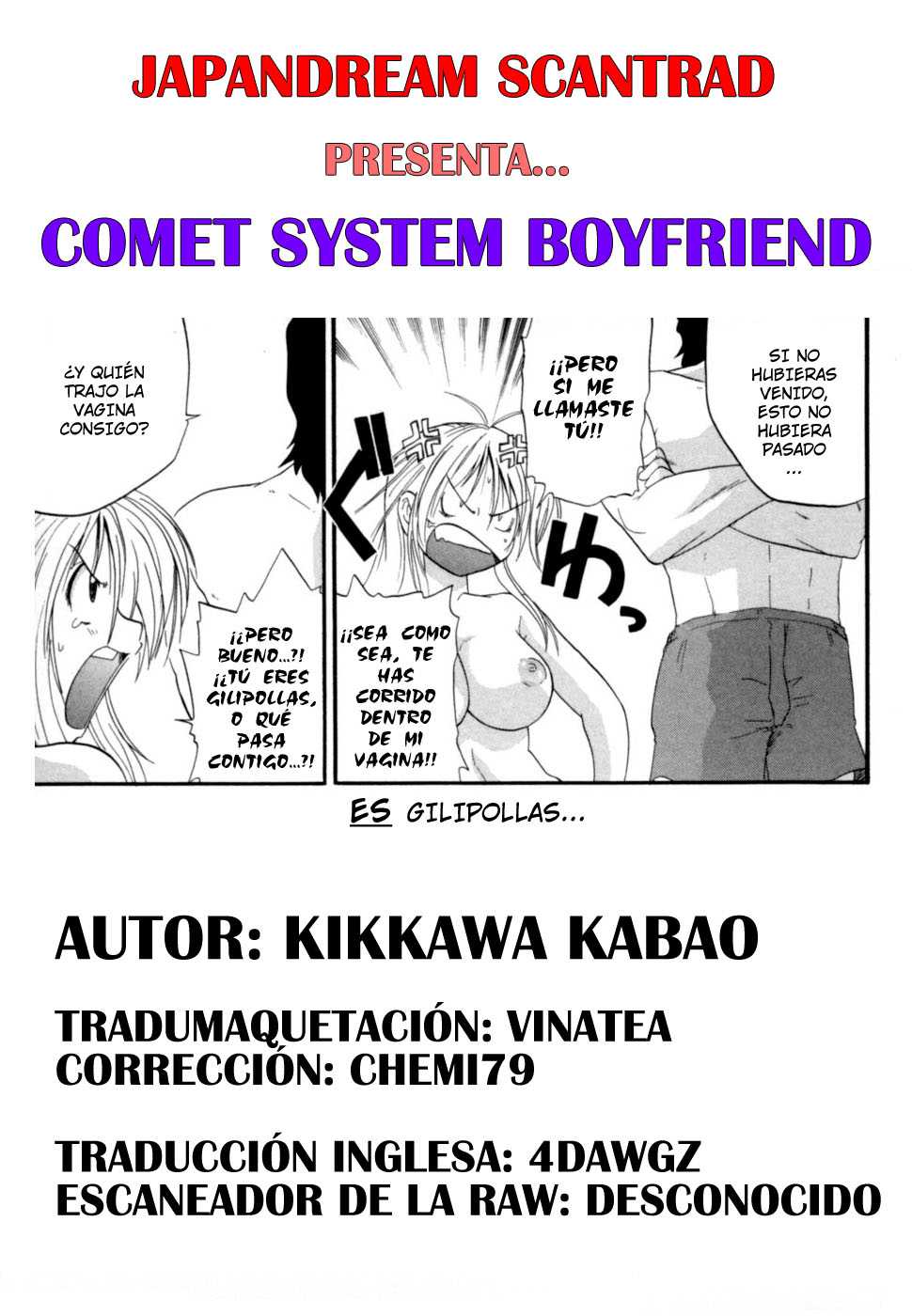 [Kikkawa Kabao] Comet system boyfriend [Spanish] [Japandream] 