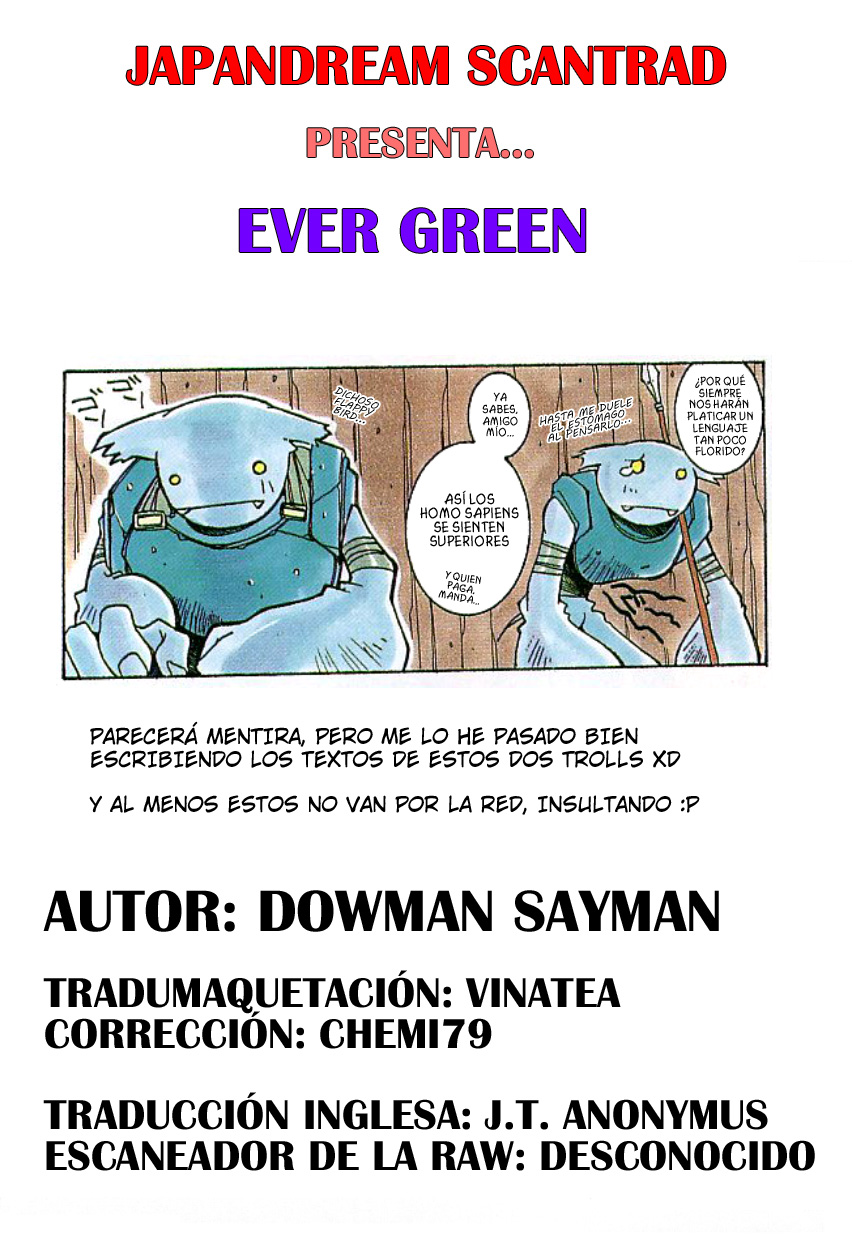 [Dowman Sayman] Ever Green [Spanish] [JapanDreamScantrad] 