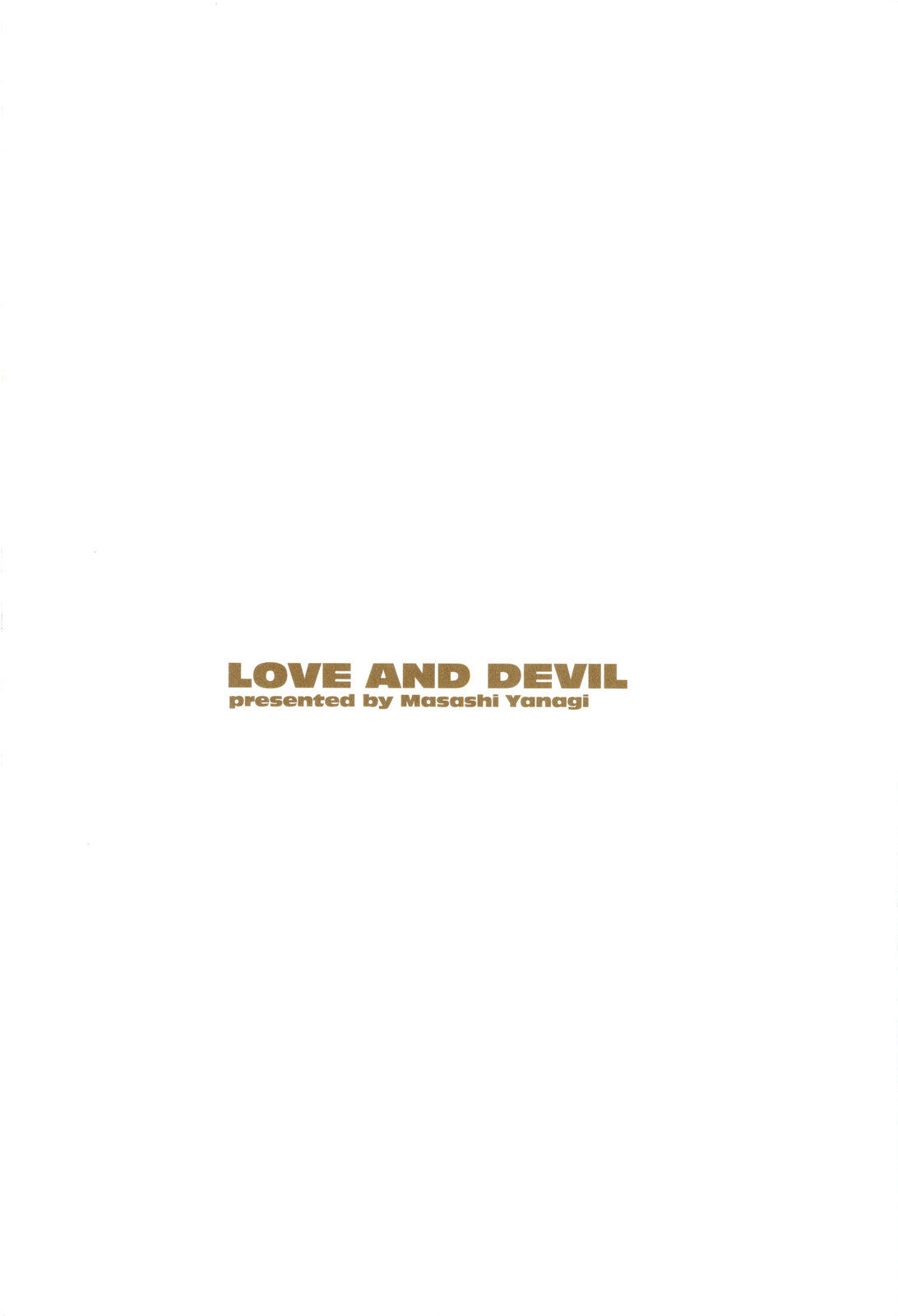 [Yanagi Masashi] Renai Akuma 3 - Love and Devil Ch. 22-25 +Omake [English] [TSHH] [矢凪まさし] 恋愛悪魔 3 第22-25話 +おまけ [英訳]