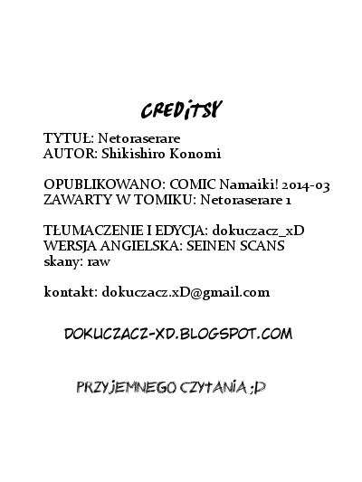 [Shikishiro Konomi] Netoraserare Ch. 5 (Namaiki! 2014-03) [Polish] [D-xD] [色白好] ネトラセラレ 第5話 (ナマイキッ！ 2014年3月号) [ポーランド翻訳]